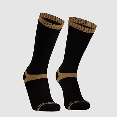 Nepromokavé zimní ponožky DEXSHELL HYTHERM PRO tabacco brown S