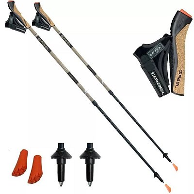 Nordic walkingové hole GABEL VARIO S9.6 sand