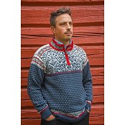 Norský svetr NORWEAR BALDUR modrý XXL