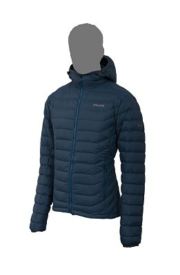 Pánská zateplená bunda s kapucí PINGUIN HILL HOODY petrol XL
