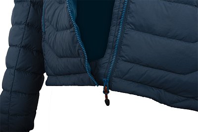 Pánská zateplená bunda s kapucí PINGUIN HILL HOODY petrol XL