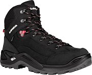 Pánské boty LOWA RENEGADE GTX MID black/ruby red UK 7