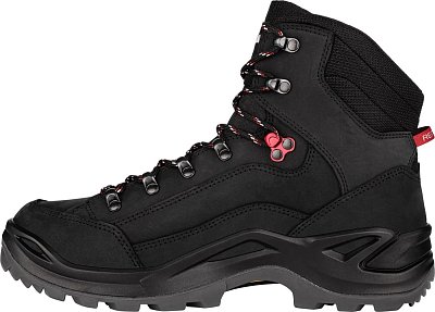 Pánské boty LOWA RENEGADE GTX MID black/ruby red UK 7