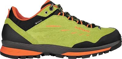 Pánské trekové boty LOWA DELAGO GTX LO lime/flame UK 8