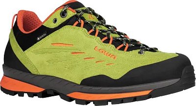 Pánské trekové boty LOWA DELAGO GTX LO lime/flame UK 8