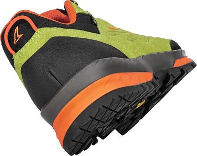 Pánské trekové boty LOWA DELAGO GTX LO lime/flame UK 8