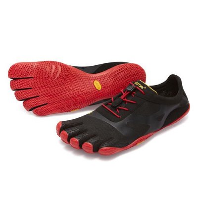 Prstové boty VIBRAM FIVEFINGERS KSO EVO black/red EU 50