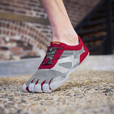 Prstové boty VIBRAM FIVEFINGERS KSO EVO M grey/red EU 45