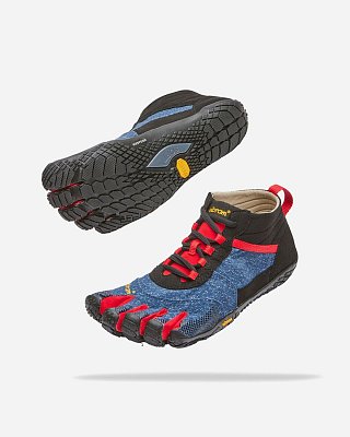  Prstové boty VIBRAM FIVEFINGERS V-TREK denim/red EU 41