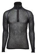 Rolák BRYNJE WOOL THERMO LIGHT ZIP-POLO black S