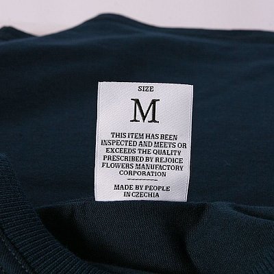 Tričko REJOICE GENTIANA MEN U16 bez potisku XXXL