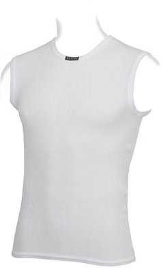 Triko bez rukávů BRYNJE SUPER MICRO C-SHIRT bílá XS