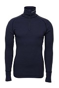 Triko BRYNJE ARCTIC DOUBLE ZIP POLO navy  XS