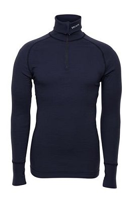 Triko BRYNJE ARCTIC DOUBLE ZIP POLO navy  XXXL