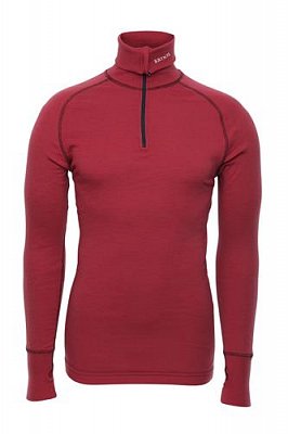Triko BRYNJE ARCTIC DOUBLE ZIP POLO red  M