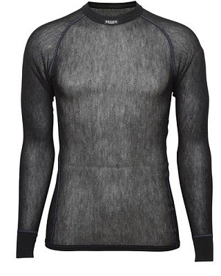 Triko BRYNJE WOOL THERMO LIGHT SHIRT black L