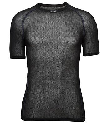 Triko BRYNJE WOOL THERMO LIGHT T-SHIRT black XL 