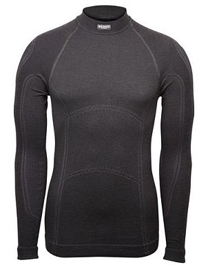 Triko s dlouhým rukávem BRYNJE BRYNJE SPRINT MERINO SEAMLESS SHIRT black M
