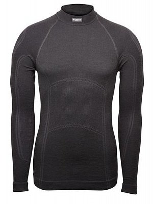 Triko s dlouhým rukávem BRYNJE BRYNJE SPRINT MERINO SEAMLESS SHIRT black XL