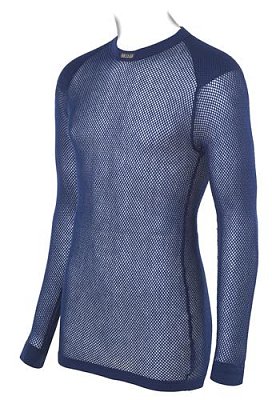 Triko s dlouhým rukávem BRYNJE SUPER THERMO SHIRT W/INLAY navy XS