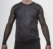 Triko s dlouhým rukávem BRYNJE SUPER THERMO SHIRT WINDFRONT black S