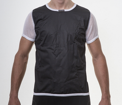 Triko s krátkým rukávem BRYNJE SUPER THERMO T-SHIRT WINDFRONT white L