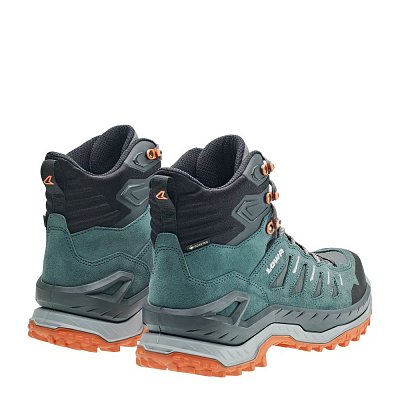 Turistické boty LOWA INNOVO GTX MID smoke green/flame UK 8