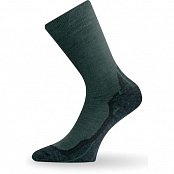 Vlněné trekové ponožky LASTING  WHI 620 zelená L