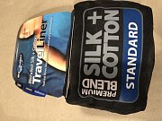 Vložka do spacáku SEA TO SUMMIT TRAVEL LINER Blendet Silk+Cotton standart navy