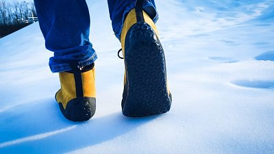 Zimní barefoot boty SALTIC VINTERO EASY grey EU 43
