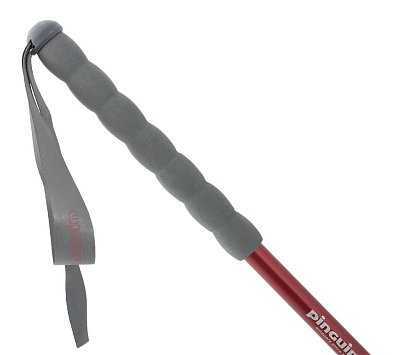 Ultralehké třídílné trekové hole s prodlouženou pěnovou rukojetí PINGUIN FASTRAIL TL FOAM red