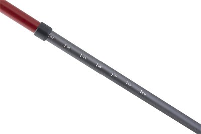 Ultralehké třídílné trekové hole s prodlouženou pěnovou rukojetí PINGUIN FASTRAIL TL FOAM red